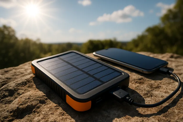 Hoe werkt opladen met zonne energie?